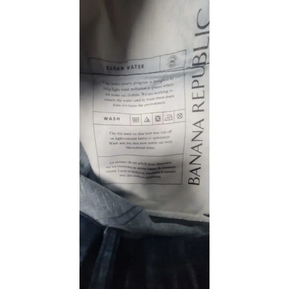 Banana Republic STRAIGHT Distressed Denim Jeans Men's 38x32‎